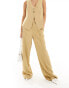 Фото #3 товара Nobody's Child James wide leg trousers co-ord in cream