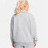 Фото #3 товара UNDER ARMOUR Icon Heavyweight Terry Oversized half zip sweatshirt