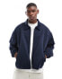 Фото #1 товара ASOS DESIGN oversized scuba harrington jacket in navy