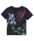 ფოტო #2 პროდუქტის Toddler Boys and Girls Black Marvel Team Up T-shirt