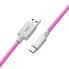 Фото #3 товара CableMod Classic Coiled Keyboard Cable USB-C zu USB Typ A, Strawberry Cream - 150cm