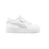 Фото #1 товара Puma Cali Dream Snake Print Lace Up Youth Girls White Sneakers Casual Shoes 392