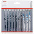 Фото #1 товара BOSCH PROFESSIONAL 2607011170 Jig Saw Blade Metal Wood 10 Units