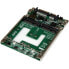 Фото #2 товара StarTech.com Dual mSATA SSD to 2.5” SATA RAID Adapter Converter - SATA - mSATA - Black - Green - 5101299 h - CE - FCC - JMicron JMS562