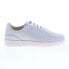Фото #2 товара Clarks Tormatch 26161902 Mens White Leather Lifestyle Sneakers Shoes
