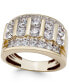 ფოტო #1 პროდუქტის Men's Diamond Elevated Cluster Ring (3 ct. t.w.) in 10k Gold