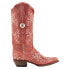Фото #1 товара Ferrini Bella Embroidery Snip Toe Cowboy Womens Red Casual Boots 82261-22