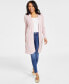 ფოტო #1 პროდუქტის Women's Ribbed Cardigan, Created for Macy's