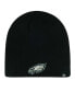 Фото #1 товара Головной убор '47 Brand мужской Черный шапка с логотипом Philadelphia Eagles
