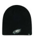 Фото #1 товара Men's Black Philadelphia Eagles Primary Logo Beanie