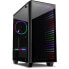 Фото #1 товара Inter-Tech X-608 Infinity Micro - Tower - PC - ITX - uATX - Glass - Gaming - Blue - Green - Red