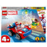 Фото #1 товара Конструктор пластиковый Lego Marvel Машина Человека-паука и Дока Ока 4+