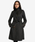 Фото #1 товара Women's Single-Breasted Pleated Trench Coat