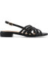 Фото #2 товара Women's Cassandra Woven Slingback Flat Sandals