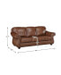 Фото #4 товара White Label Dadeville 85" Leather Match Sofa