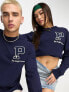 Polo Ralph Lauren x ASOS exclusive collab long sleeve t-shirt in navy with logo