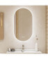 Фото #1 товара 40x24 Inch Bathroom Mirror With Lights, Anti Fog Dimmable LED Mirror For Wall Touch Control