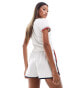 Фото #4 товара ASOS Weekend Collective towelling runner short co-ord in white