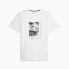 Фото #1 товара Puma Bmw Mms Car Graphic Crew Neck Short Sleeve T-Shirt Mens White Casual Tops 6