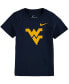 Toddler Boys and Girls Navy West Virginia Mountaineers Logo T-shirt