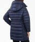 ფოტო #2 პროდუქტის Women's Plus Size Hooded Down Packable Puffer Coat, Created for Macy's