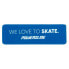 Фото #1 товара Наклейка для декорирования Powerslide Мы любим кататься "We Love to Skate"