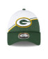 Фото #2 товара Men's White, Green Green Bay Packers 2023 Sideline 9FORTY Adjustable Hat