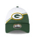 Головной убор New Era мужской White, Green Green Bay Packers 2023 Sideline 9FORTY Adjustable Hat - фото #2