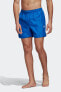 Фото #1 товара Плавательные шорты Adidas мужские благородного синего цвета Solıd Clx Sh Sl