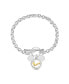 ფოტო #1 პროდუქტის Cubic Zirconia Mickey Mouse "Dream" Shaker Bracelet