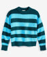 Фото #5 товара Women's Shaker Crewneck Long-Sleeve Sweater, Created for Macy's