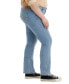 Фото #3 товара Plus Size Classic Mid Rise Bootcut Jeans