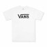 Men’s Short Sleeve T-Shirt Vans Drop V-B White