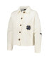 Women's White Notre Dame Fighting Irish Corduroy Button-Up Jacket