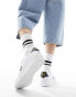 Фото #3 товара Fred Perry B6312 leather trainers in white