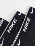 Фото #3 товара Nike 3 pack cotton stretch trunks in black