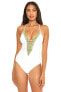 Фото #1 товара Becca by Rebecca Virtue Women's Standard Layla One Piece Swimsuit White Size S