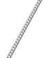 ფოტო #2 პროდუქტის Curb Link Chain Bracelet in Sterling Silver
