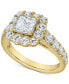 Certified Diamond Princess Bridal Set (4 ct. t.w.) in 18k White, Yellow or Rose Gold