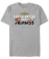 Фото #1 товара Men's Friends Life is Better Short Sleeve T-shirt