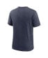 Фото #4 товара Men's Heather Navy Seattle Mariners Home Spin Tri-Blend T-shirt