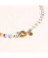 ფოტო #1 პროდუქტის 18K Gold Plated & Freshwater Pearls Amber Rainbow Pearls Necklace