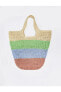Фото #4 товара Сумка LCW ACCESSORIES Color Block Straw Shoulder Bag