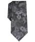 Фото #1 товара Men's Glacier Skinny Floral Tie, Created for Macy's