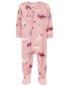 Фото #1 товара Baby 1-Piece Dinosaur 100% Snug Fit Cotton Footie Pajamas 18M