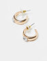 Kaiia 2 pack hoop earrings in gold