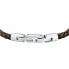 Stylish men´s leather bracelet Moody SQH57