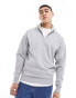 New Look funnel neck sweater in grey marl