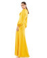 Women's Ieena Puff Sleeve Empire Waist Trumpet Gown