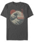 Фото #1 товара Men's Great Wave Short Sleeve Crew T-shirt